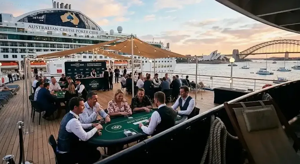 Private celebration on the open deck