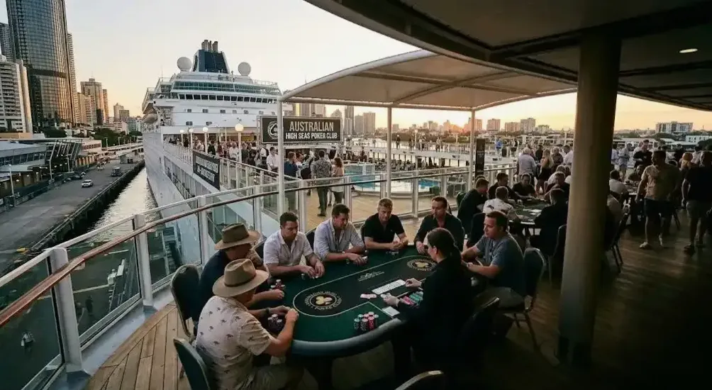 Line array speakers beside the stage